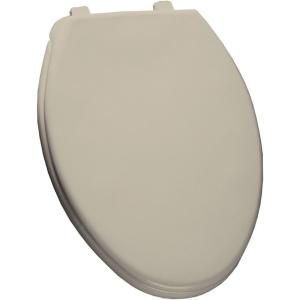 Church Elongated Closed Front Toilet Seat in Almond 380TCA 146