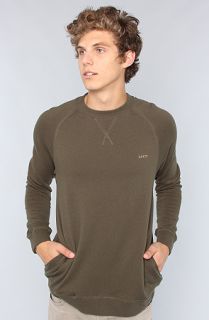 Brixton The Junction II Sweatshirt in Olive