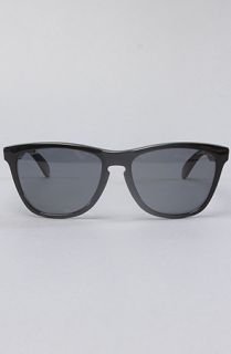 OAKLEY The Frogskins Sunglasses in Polished Black Grey Polarized
