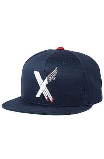 10 Deep Hat Stars X Wing Snapback in Navy Blue