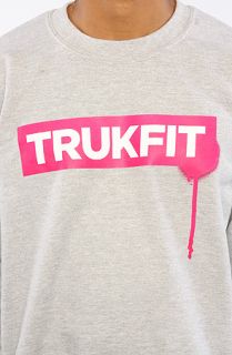 TRUKFIT The Trukfit Drip Crewneck in Gunmetal