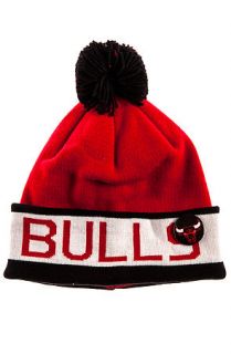 Mitchell & Ness Hat Chicago Bulls Pom Beanie in Black