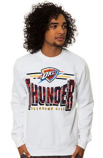 Mitchell & Ness Sweatshirt The Oklahoma City Thunder in White