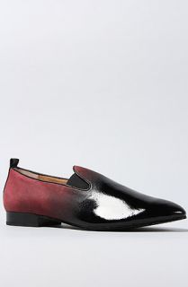 Modern Vintage The Helena Shoe in Black Maroon