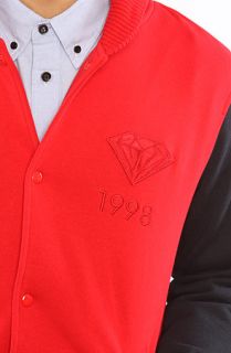Diamond Supply Co. Jacket Varsity Jacket in Red, Blue, & White
