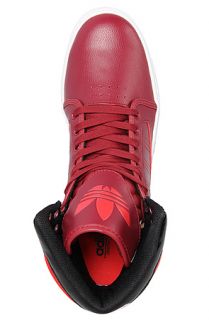 Adidas Sneakers Adi High Top in Cardinal Red and Black