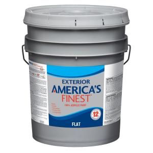 Americas Finest 5 gal. Flat Latex Light Colors Exterior Paint AF3011N  05