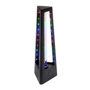 Lumisource 13.5 in. Rotoprism Party Black LED Table Lamp LS ROTOPRISM BK