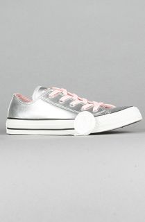 Converse The Candy Metallic Chuck Taylor All Star Lo Sneaker in Silver