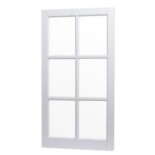 TAFCO WINDOWS Vinyl Utility Barn Sash Windows, 22 in. x 41.25 in., White, 6 Lite Single Glass VBS2241