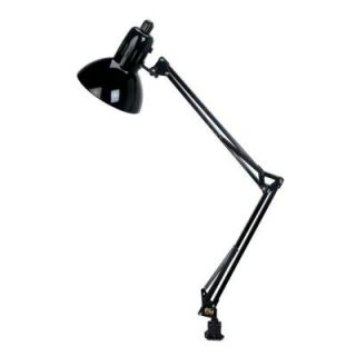 Illumine Designer Collection 35 in. Black Desk Lamp with Black Metal Shade CLI LS 105BLK