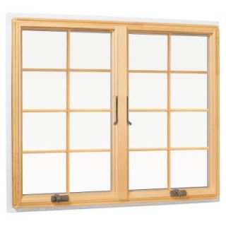 Andersen 400 Series Casement Windows, 48 in. x 48 in., Pine Interior, Low E4 Glass, SDL Colonial Grilles 9117172