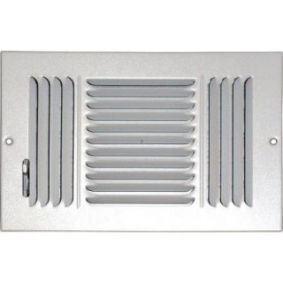 SPEEDI GRILLE 8 in. x 10 in. White Ceiling/Sidewall Vent Register with 3 Way Deflection SG 810 CW3