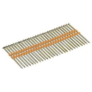 Bostitch 3 in. x 0.131 Smooth Shank 21 Degree Plastic Collated Stick Framing Nails (4000 Pack) RH S10D131EP