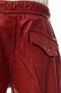 KITE Pants Vegan Leather Jogger Red