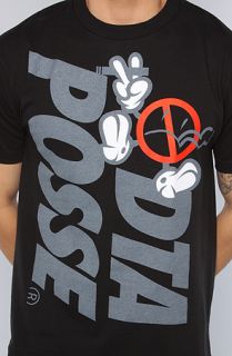 DTA   Rogue Status The New World Panic Tee in Black and Gray