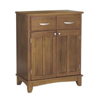 Home Styles Two Drawer 29.5 in. W Cottage Oak Buffet with Cottage Oak Wood Top 5001 0066
