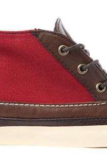 Vans Footwear Shoes Mesa 79 CA Sneaker in Dark Brown & Red