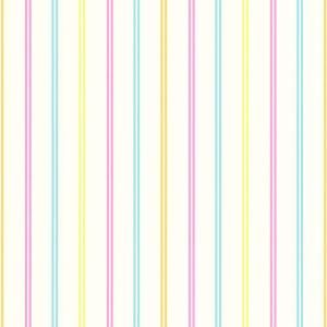 Brewster 56 sq. ft. Candy Pink Stripes Wallpaper 443 90513