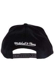Mitchell & Ness Hat Brooklyn Nets Solid Snapback Cap in Black