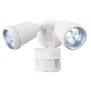 Heath Zenith 180 Degree LED Motion Sensing Security Light DISCONTINUED SL 5910 WH