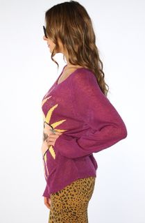 Wildfox Sweater Heart Purple