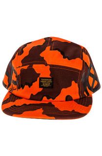 10 Deep Hat Ironsides Navigator 5 Panel in Chipless Camo Orange