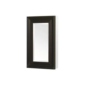 Pegasus 15 in. x 26 in. Recessed or Surface Mount Mirrored Medicine Cabinet in Oil Rubbed Bronze SP4607