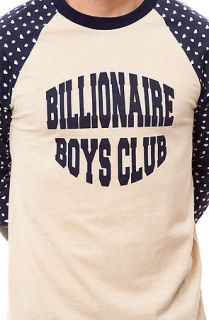 Billionaire Boys Club Tee Diamond Dollar Raglan Crewneck in Brown