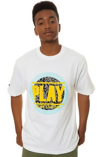 Play Cloths The Stamp Tee in Bleach White