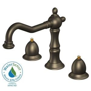 Belle Foret Transitional 8 in. Widespread 2 Handle High Arc Bathroom Faucet in Oil Rubbed Bronze DISCONTINUED FW0CZ200RBP