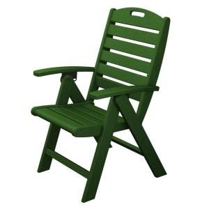 Trex Outdoor Furniture Yacht Club Rainforest Canopy Highback Patio Folding Chair TXD38RC