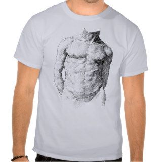 Vintage   Human Anatomy Muscles Front & Back Views T Shirts