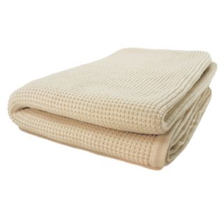 Pur Cashmere Schindler Thermal Knit Throw CTTHER 101 Color Creme