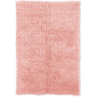 Flokati Heavy Pastel Pink Rug (4 X 6)