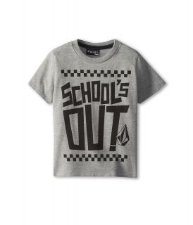 Volcom Kids Schools Out S/S Tee Boys T Shirt (Gray)
