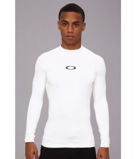 Oakley L/S Pressure Rashguard Mens Swimwear (White)
