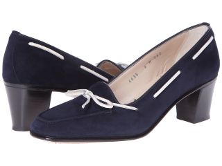 Gravati Pump with Contrast Lace Womens Slip on Shoes (Navy)