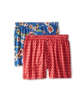 Tommy Bahama Marlin Madness and Paradise Postcard Boxers 2 Pack Mens Underwear (Blue)