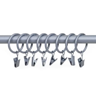 Curtain Rod Ring Clips (set Of 8)