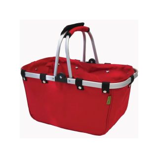 JanetBasket Large Rouge Aluminum Frame Basket