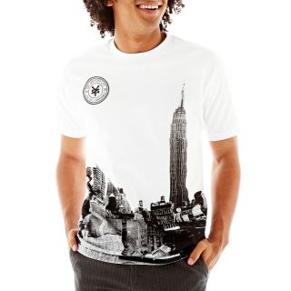 Zoo York Rooftop Glance Graphic Tee, White, Mens