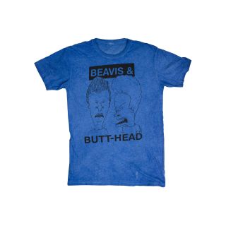 Basical Rock Beavis and Butt Head Tee, Blue, Mens