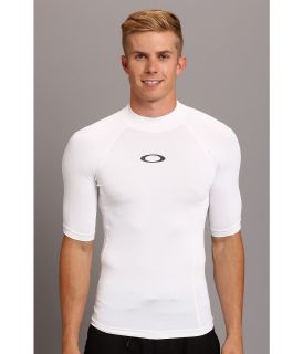 Oakley S/S Pressure Rashguard Mens Swimwear (White)