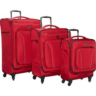 MegaLite Premium Collection 3 Piece Luggage Set Red   IT Luggage Lugg