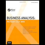 Business Analysis Microsoft Excel 2010