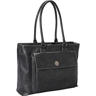 Pebbled Laptop Tote CHARCOAL   Franklin Covey Ladies Business