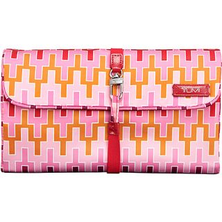 Voyageur Windsor Accessory Roll Jonathan Adler Pink Chevron   Tumi Packing