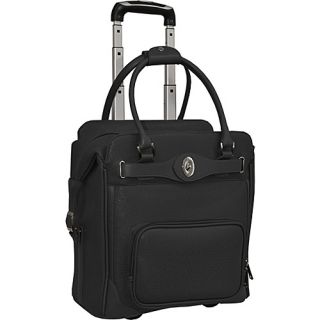 Saffiano Collection Rolling Laptop Case Black Old   Adrienne