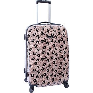 Leopard 24 Twister Hardside Natural   Jessica Simpson L